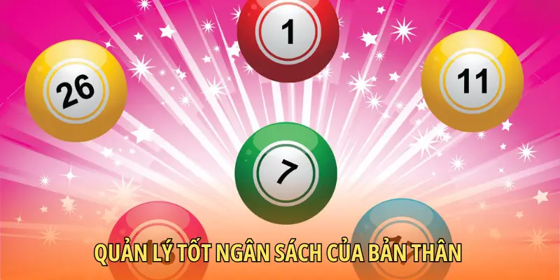 Quản lý tốt ngân sách của bản thân