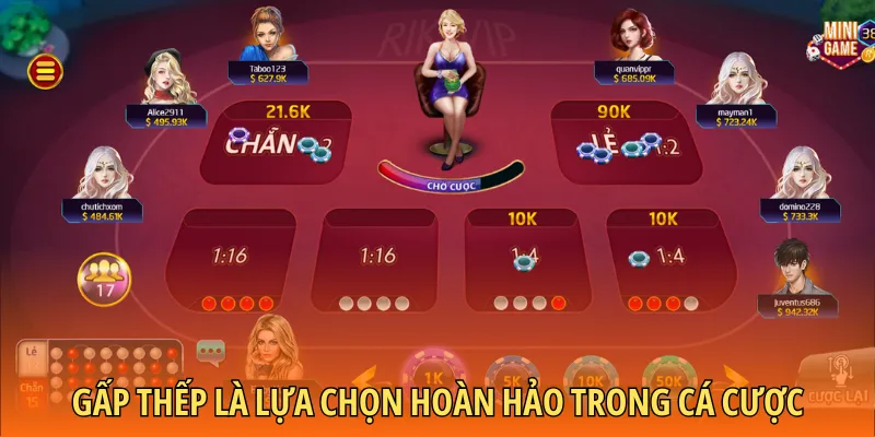 Gấp thếp là lựa chọn hoàn hảo trong cá cược